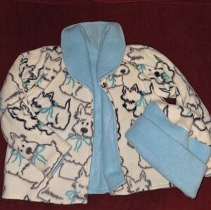 puppy jacket and hat